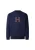 Hackett London Trui ‘Heritage’  nachtblauw / robijnrood / wit