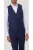 Pierre Cardin Vest blauw, Effen
