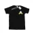 Disney Heren Donald Duck Rugzijde Borstprint T-Shirt (Zwart)