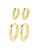 Hey Happiness Oorbel ‘Poise’  goud