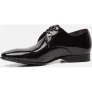 Floris van Bommel Floris van Bommel Veterschoenen zwart lak Leer