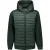 No Excess Jacket Hooded Padded Mix With Knit Dark Steel