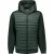 No Excess Jacket Hooded Padded Mix With Knit Dark Steel