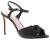 Ted Baker Dames Schoenen Heevia Hak Stiletto Strikdetail Strappy Zwart
