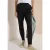 Cecil Dames Mid Waist Slim Leg Hose in casual pasvorm in Zwart