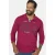 Jan Vanderstorm Loose polo Plus Size MAKSE donkerrood