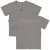 LEVV T-shirt met backprint grijs