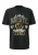 QS Shirt  geel / zwart gemêleerd / wit