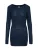 Urban Classics – Long Wideneck Sweater/trui – L – Blauw