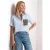 Overhemdblouse met korte mouwen en leodetails