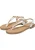 Cloud5ive Teenslipper ‘Wiliam’  goud / wit