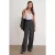 Hoge Taille Rechte Pijpen Broek