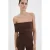 Mango off shoulder top bruin