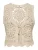 JDY Gebreide bodywarmer ‘JDYVic’  beige