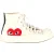 Converse x Comme des Garçons Play 70 Chuck Taylor Hoge Sneakers in Crème Canvas