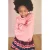 NONO sweater met print – roze