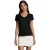 SOLS Dames/Dames Imperial V Hals T-shirt (Diep zwart)