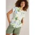 White Stuff Ellie Organic Cotton Shirt Ivory Print