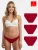 Tazzio Slip ‘3er-Pack F941’  rood