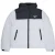 Reebok Mannen RB1569 Gevoerde Jas (Wit)
