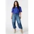 MS Mode Plus Size top – blauw