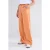 Summum Woman Flared Pants Fluid Stretch Cord Orange