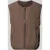 comma Bodywarmer met ronde hals en klepzakken