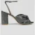 LK Bennett Eliana Knotted Sandal Pewter