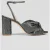 LK Bennett Eliana Knotted Sandal Pewter