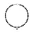 Philipp Plein Jewellery Ketting  zwart / zilver