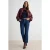 TRENDYOLMİLLA Dames Blauw Effen Flared Hoge taille Jeans