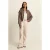 Expresso wide leg jeans crème
