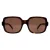 Emporio Armani Vierkante Dames Shiny Havana Donkerbruin EA4195