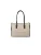 Coccinelle Myrtha26 Canvas Handtas Canvas Stof/Geribbeld Leer