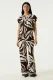 Broek met print