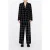 Bimba y Lola Black Checked A-line Blazer