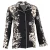 Valentino Shirt met Cubaanse Kraag in Bloemenprint Zijde
