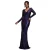 Damesjurk Goddiva Two Toned V Neck Sequin