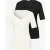 Street One Dames Shirt met hartvormige halslijn in een pak van 2 in Wit|Zwart