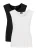 Goldner Top  zwart / wit