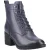 Hush Puppies Harriet Leer Dames Navy Hakken Enkellaarsjes