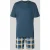 Schiesser Regular fit pyjama-set van puur katoen
