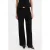 Mango straight regular waist broek zwart