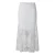 PIECES maxi a-lijn rok – wit
