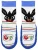 Bing Sokken  royal blue/koningsblauw / lichtgroen / zwart / wit