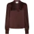 Neo Noir rosslynn heavy sateen blouse 163769 174 burgundy