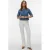 VERO MODA top met hartjes medium blue denim