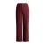 Base Level straight regular waist capri donkerrood