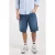 America Today Nate denim relaxed short blauw
