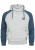 INDICODE JEANS Sweatshirt ‘Rowland’  grijs gemêleerd / petrol